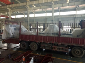 發往河北邢臺市的數控母線沖剪機和數控母線折彎機已出發