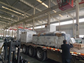 河南鄭州客戶訂購的40Z-2000數控母線折彎機已裝車出發