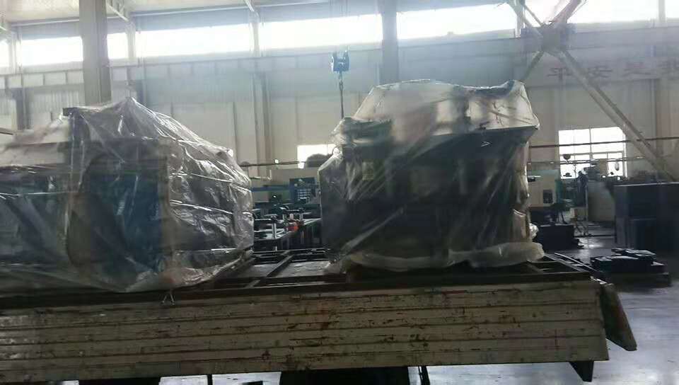 河北保定客戶訂購的數控銅排加工機今早已順利出發
