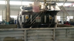 發往遼寧錦州的數控銅排加工機已順利出發