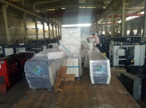 發往福建漳州的數控母線沖剪機和數控母線折彎機已出發