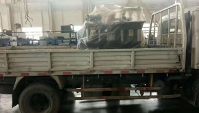 發往上海閘北的303E系列數控母排加工機已順利出發