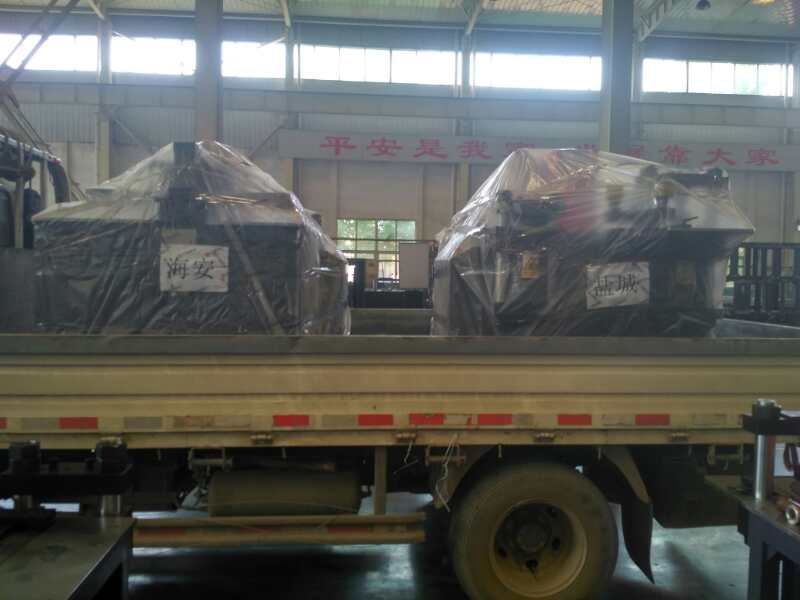 江蘇鹽城的數控銅排加工機母排加工機順利發貨